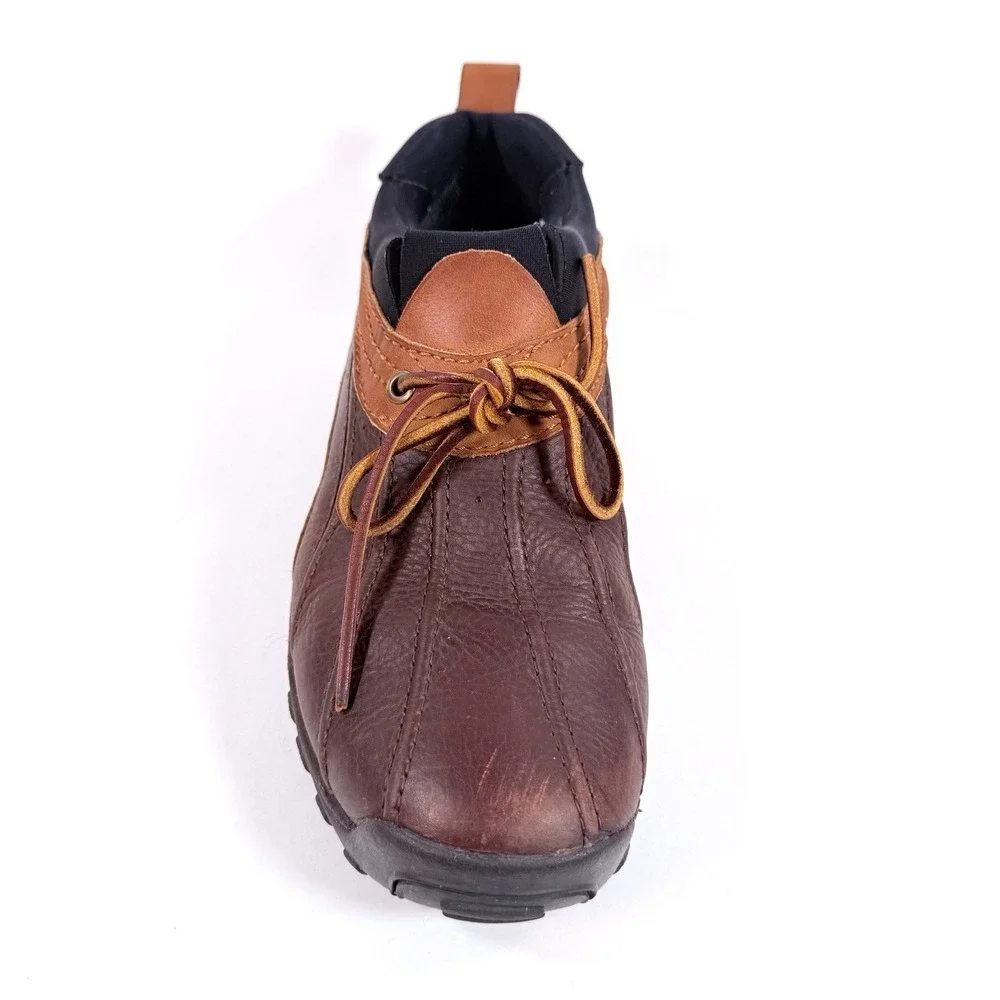 Vintage Polo Sport Ralph Lauren Duck Boots Brown Rubber Gorpcore Mens 10 - 90s